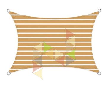   3,5 x 5 m - es napvitorla [Standard HDPE BASIC - Fehér-Homok]