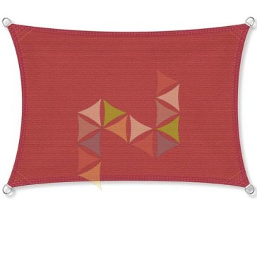   3,5 x 4,5 m - es napvitorla [Standard PLUS HDPE - Terrakotta]