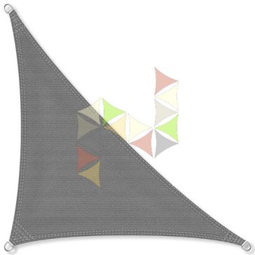   2,5 x 2,5 x 3,5 m - es napvitorla [Standard HDPE - Grafitszürke]