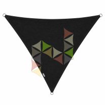   3 x 3,5 x 4 m - es napvitorla [Standard PRO HDPE - Carbon Black - DUO]