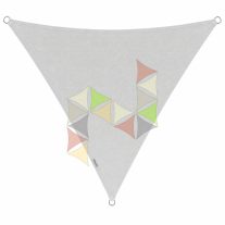   3 x 3,5 x 4 m - es napvitorla [Standard PRO HDPE - Világos szürke]