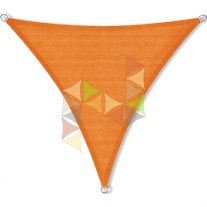   3,3 x 3,3 x 3,3 m - es napvitorla [PRE 950 HDPE - Sunset orange (950 050)]