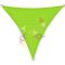 3,3 x 3,3 x 3,3 m - es napvitorla [PRE 950 HDPE - Lime (950 130)]