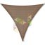 3,6 x 3,6 x 3,6 m - es napvitorla [PRE 950 HDPE - Mocca (950 100)]