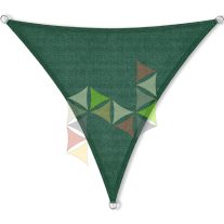   3,6 x 3,6 x 3,6 m - es napvitorla [PRE 950 HDPE - Dark green (950 180)]