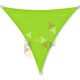 3 x 3 x 3 m - es napvitorla [Standard HDPE - Lime]
