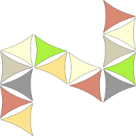 2 x 3 x 3 m - es napvitorla [Standard - Homok]