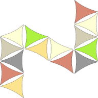 2,5 x 2,5 x 3,5 m-es napvitorla