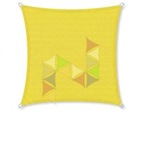   3 x 3 m - es napvitorla [PRE 950 HDPE - Sunshine yellow (950 040)]