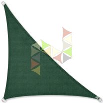   4 x 4 x 5,6 m - es napvitorla [PRE 950 HDPE - Dark green (950 180)]