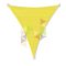 4,5 x 4 x 4 m - es napvitorla [PRE 950 HDPE - Sunshine yellow (950 040)]