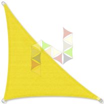   4,5 x 4,5 x 6,3 m - es napvitorla [PRE 950 HDPE - Sunshine yellow (950 040)]