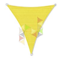   4 x 5 x 5 m - es napvitorla [PRE 950 HDPE - Sunshine yellow (950 040)]
