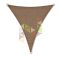4 x 5 x 5 m - es napvitorla [PRE 950 HDPE - Mocca (950 100)]