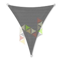   4 x 5 x 5 m - es napvitorla [PRE 950 HDPE - Antracit (950 120)]
