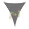 4 x 5 x 5 m - es napvitorla [PRE 950 HDPE - Antracit (950 120)]