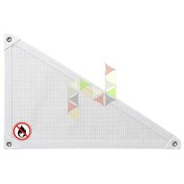 5 x 5 x 7,1 m - es napvitorla [MESH - Fehér]
