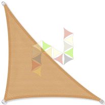 5 x 5 x 7,1 m - es napvitorla [Standard MAX SG HDPE - Homok]