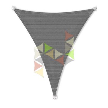 5 x 7 x 7 m - es napvitorla [Standard HDPE - Grafitszürke]