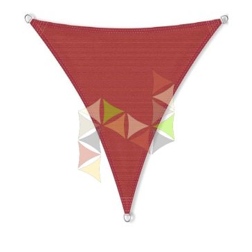 5 x 7 x 7 m - es napvitorla [Standard HDPE - Terrakotta]