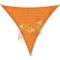 5,9 x 5,9 x 5,9 m - es napvitorla [PRE 950 HDPE - Sunset orange (950 050)]