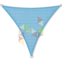   5 x 5 x 5 m - es napvitorla [PRE 950 HDPE - Ocean blue (950 080)]
