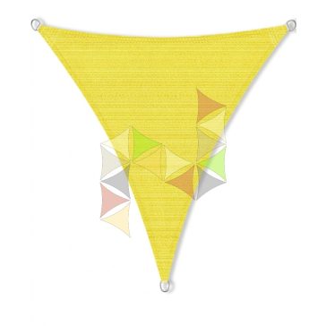   6 x 5 x 5 m - es napvitorla [PRE 950 HDPE - Sunshine yellow (950 040)]