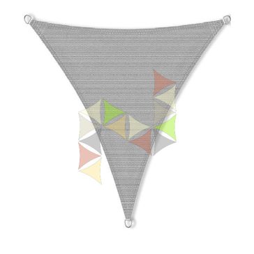 6 x 5 x 5 m - es napvitorla [PRE 950 HDPE - Stone (950 110)]