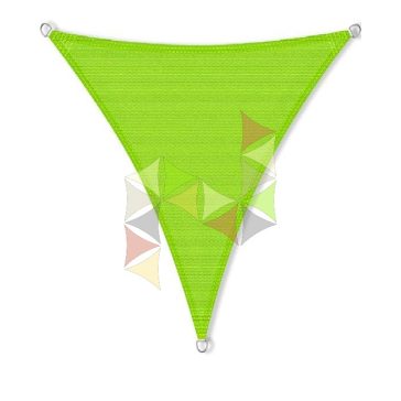 6 x 5 x 5 m - es napvitorla [PRE 950 HDPE - Lime (950 130)]