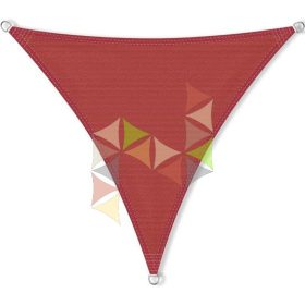   6 x 6 x 6 m - es napvitorla [Standard PLUS HDPE - Terrakotta]