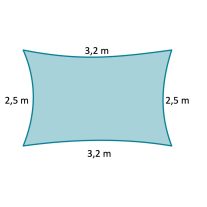 2,5 x 3,2 m