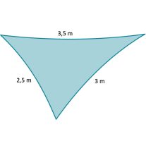 2,5 x 3 x 3,5 m