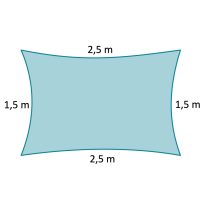 1,5 x 2,5 m