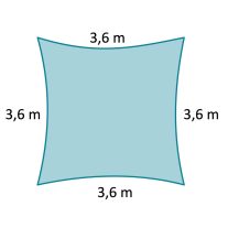 3,6 x 3,6 m