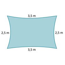2,5 x 3,5 m