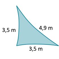 3,5 x 3,5 x 4,9 m