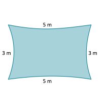 3 x 5 m
