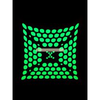 PSY napvitorla - 3D Neon Space Dots [3 x 3 m]