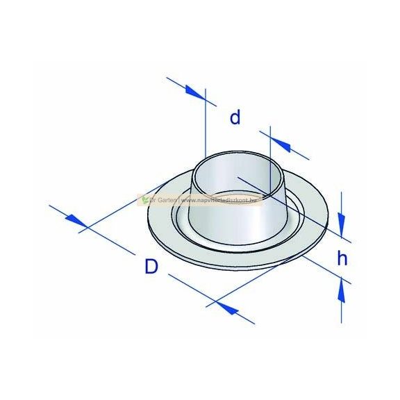 Ringli [17 mm - horganyzott]